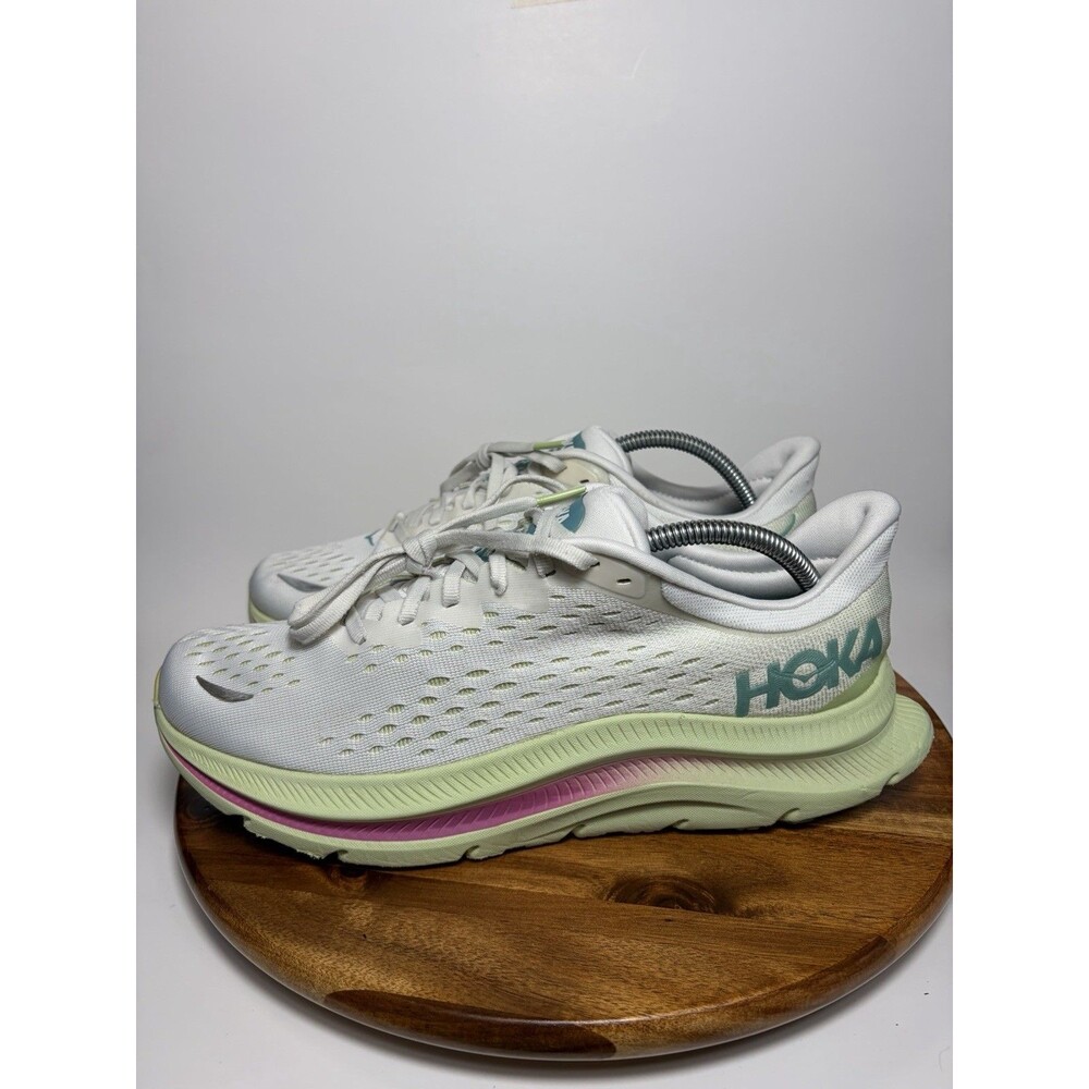 Hoka One One Kawana Shoes Womens Size 10 B White Running Sneakers 1123164 BDBB